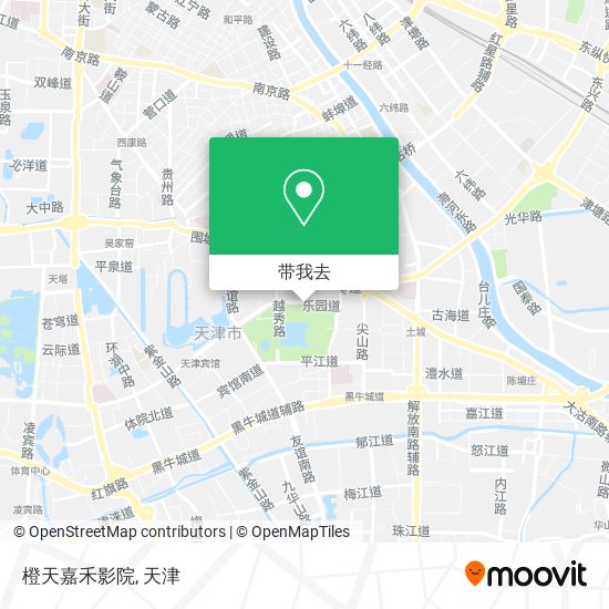 橙天嘉禾影院地图