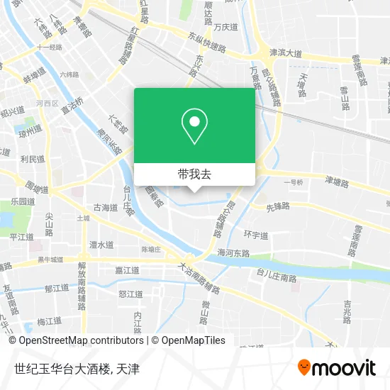世纪玉华台大酒楼地图