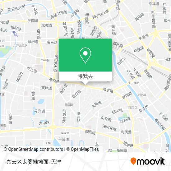 秦云老太婆摊摊面地图