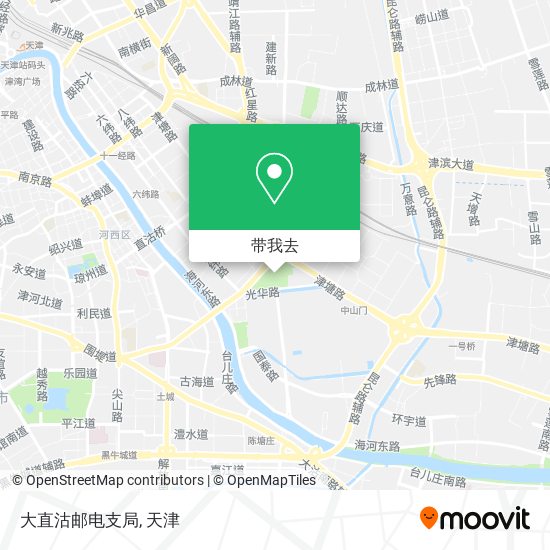 大直沽邮电支局地图