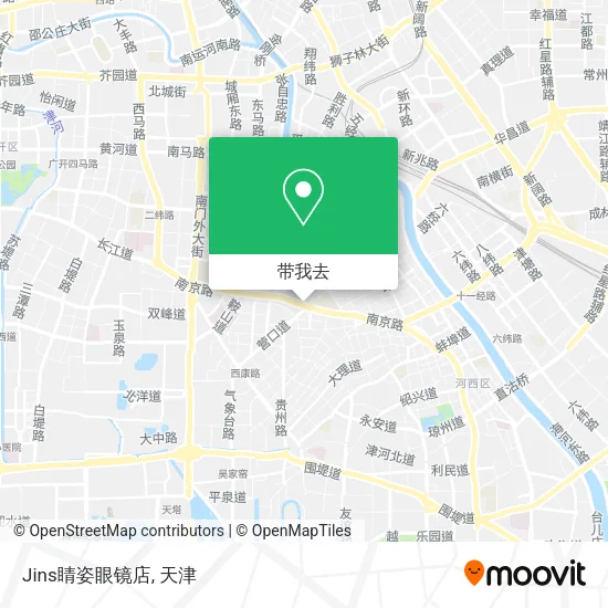 Jins睛姿眼镜店地图