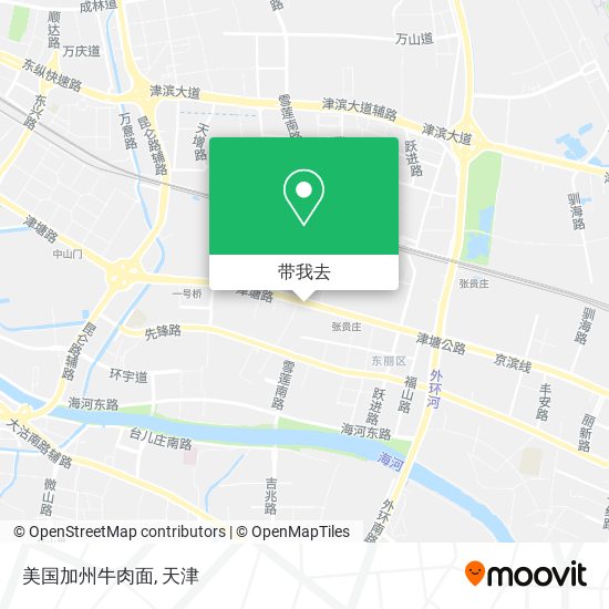 美国加州牛肉面地图