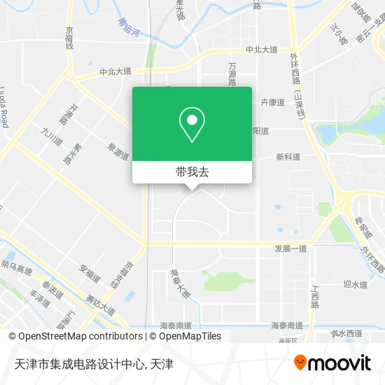 天津市集成电路设计中心地图