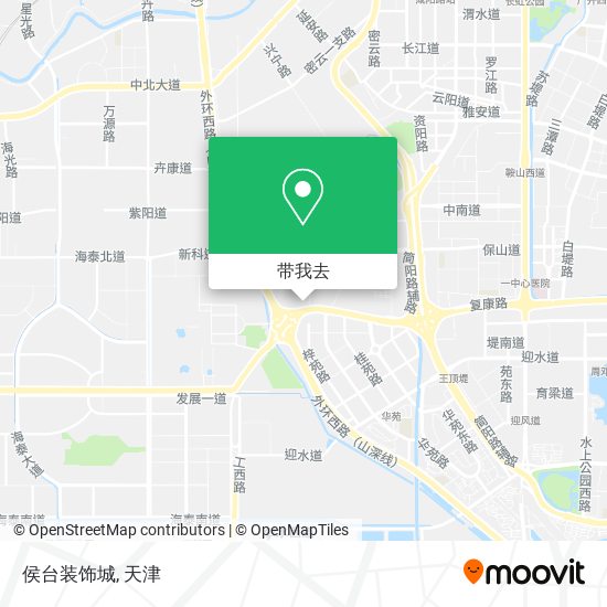侯台装饰城地图