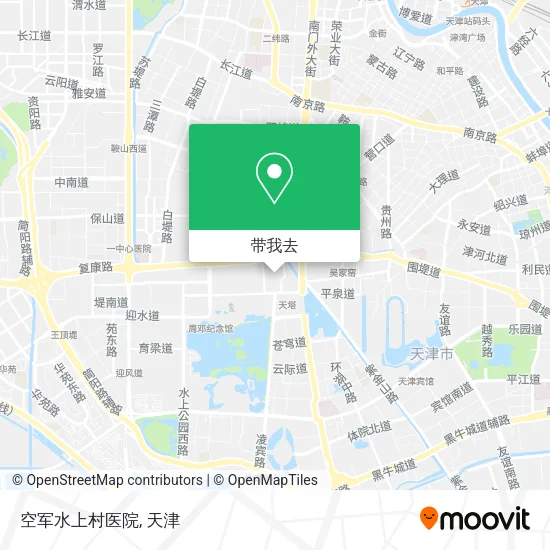 空军水上村医院地图