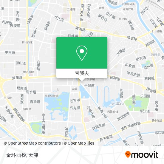 金环西餐地图