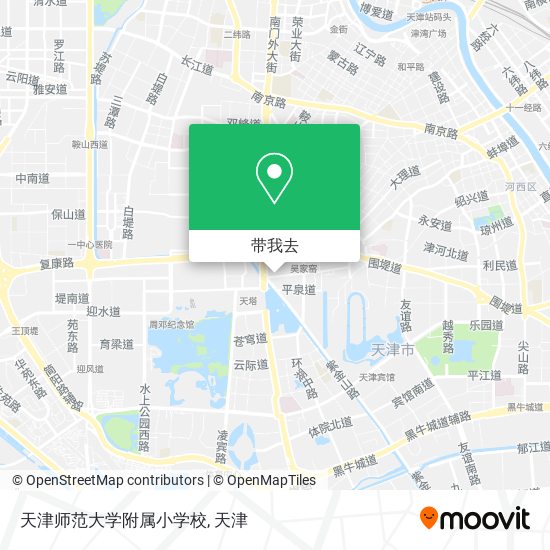 天津师范大学附属小学校地图