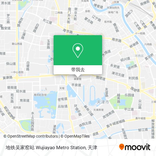 地铁吴家窑站 Wujiayao Metro Station地图