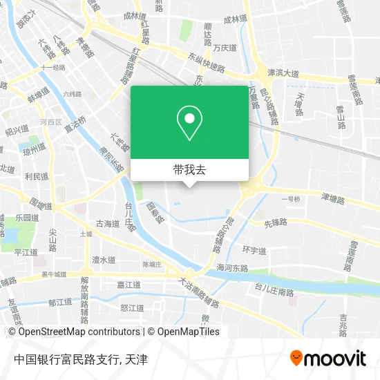 中国银行富民路支行地图