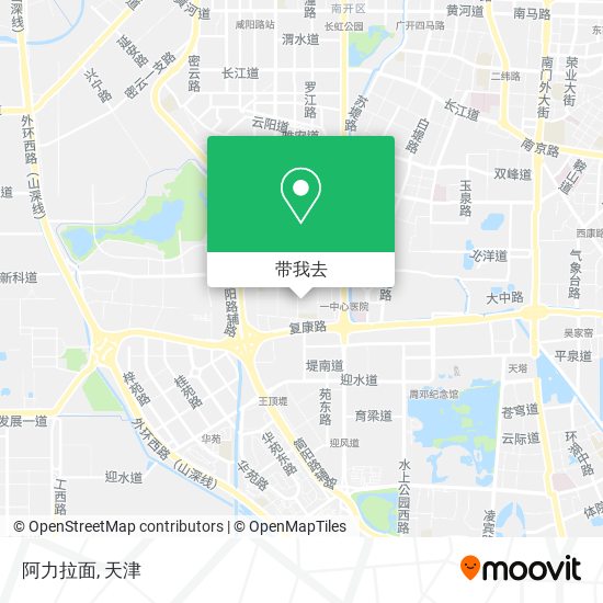 阿力拉面地图