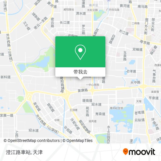 澄江路車站地图