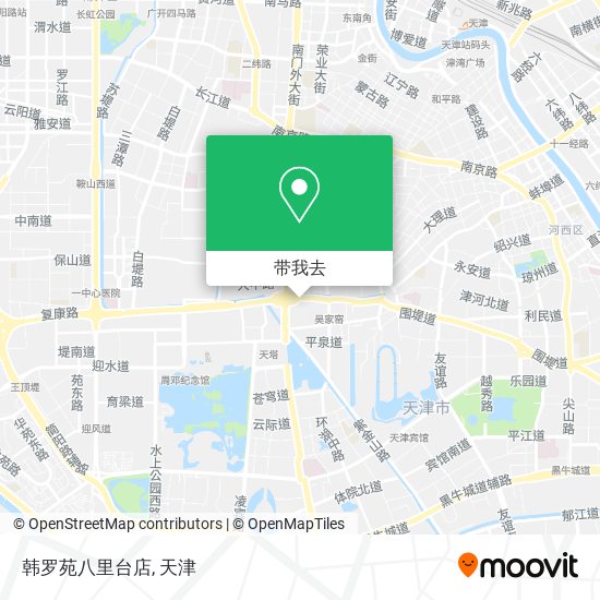 韩罗苑八里台店地图