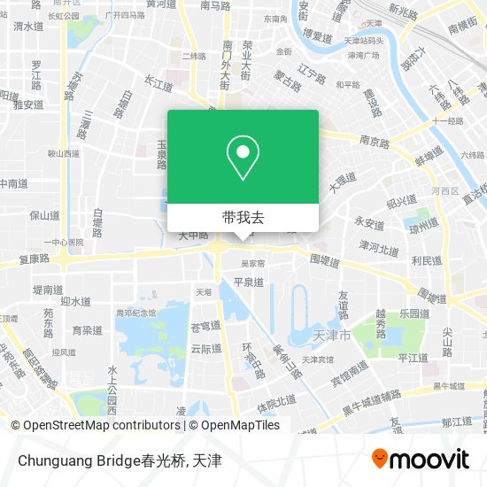 Chunguang Bridge春光桥地图
