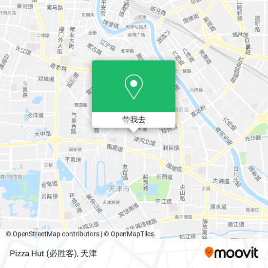 Pizza Hut (必胜客)地图