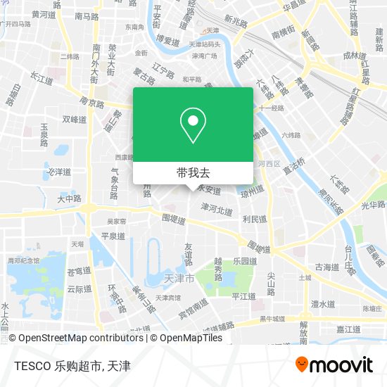 TESCO 乐购超市地图