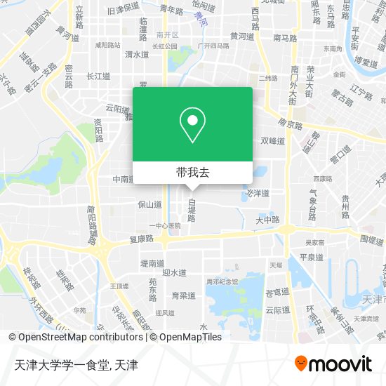 天津大学学一食堂地图