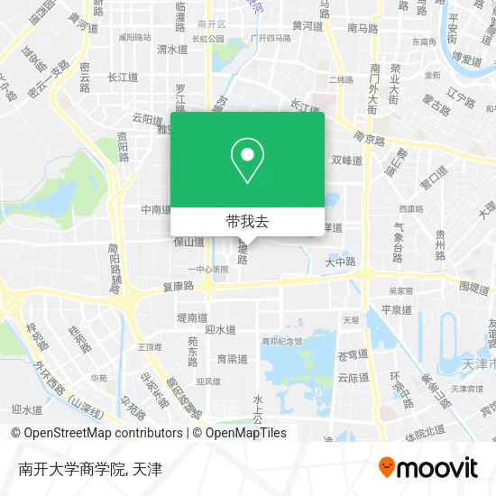 南开大学商学院地图
