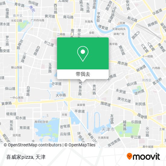 喜威家pizza地图