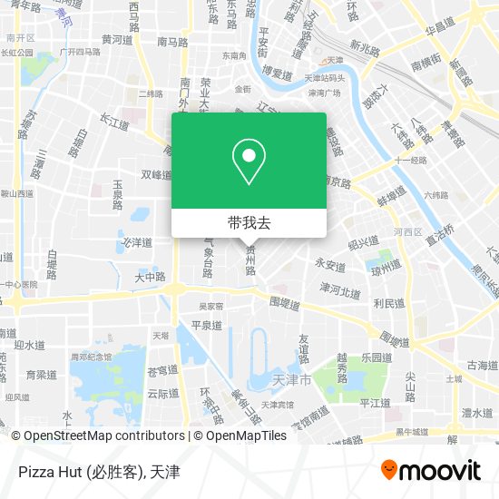Pizza Hut (必胜客)地图