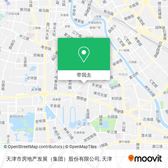 天津市房地产发展（集团）股份有限公司地图