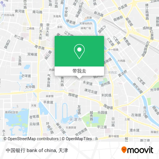 中国银行 bank of china地图
