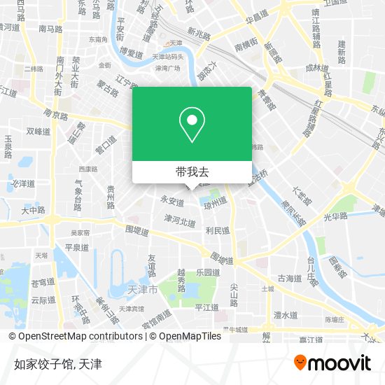如家饺子馆地图
