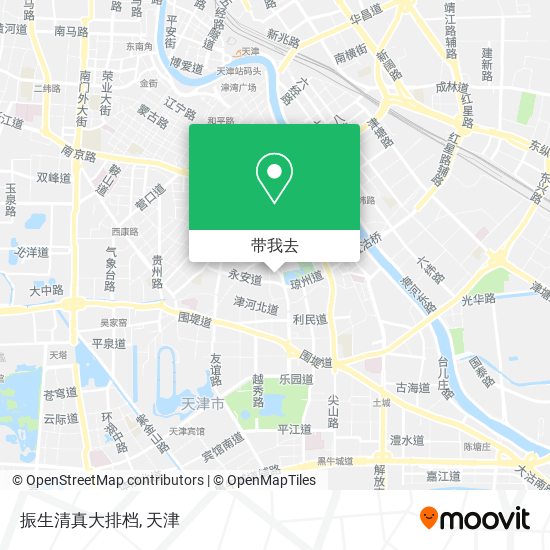 振生清真大排档地图