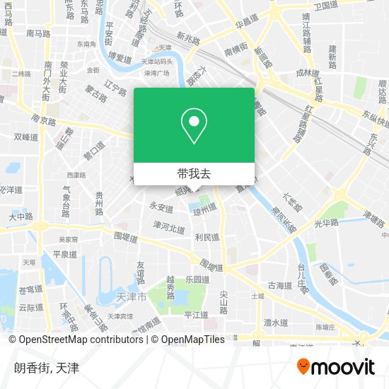 朗香街地图