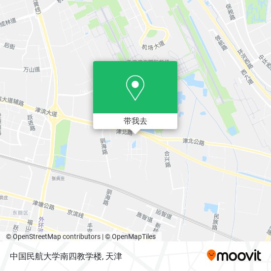 中国民航大学南四教学楼地图