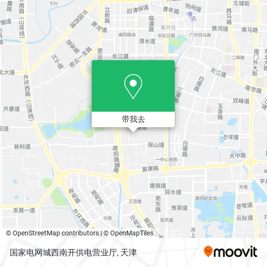 国家电网城西南开供电营业厅地图