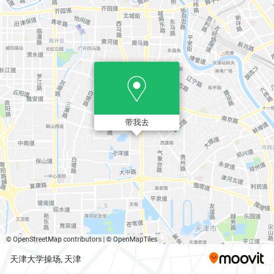 天津大学操场地图