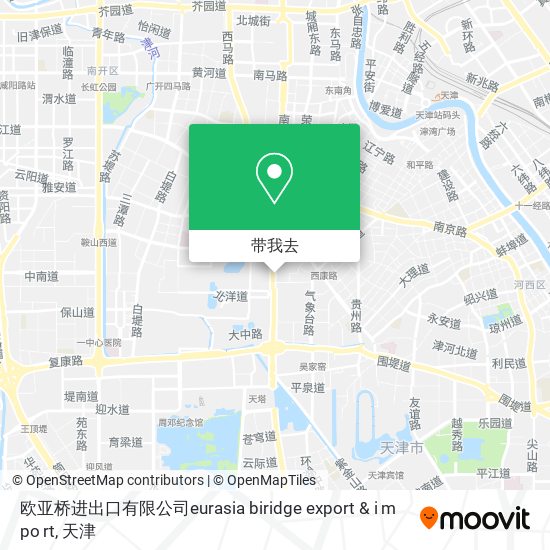 欧亚桥进出口有限公司eurasia biridge export & i m po rt地图