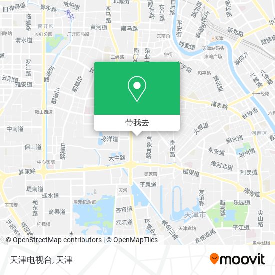 天津电视台地图