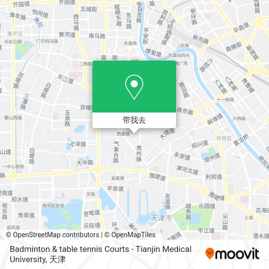 Badminton & table tennis Courts - Tianjin  Medical University地图