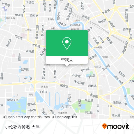 小伦敦西餐吧地图