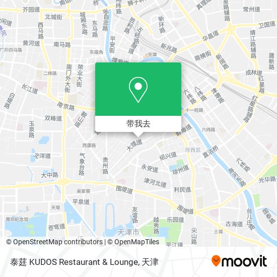 泰莛 KUDOS Restaurant & Lounge地图
