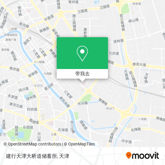 建行天津大桥道储蓄所地图