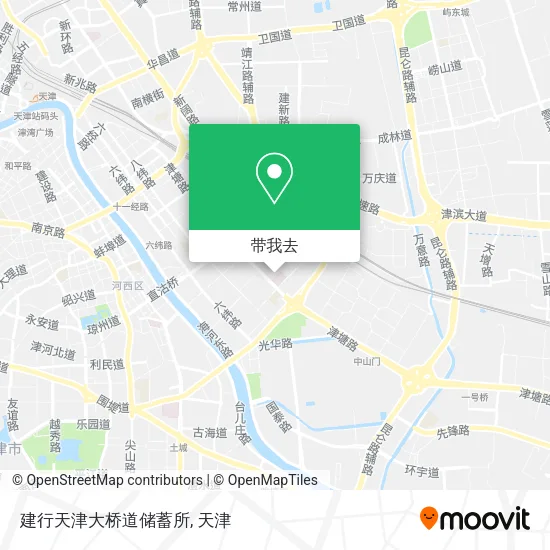 建行天津大桥道储蓄所地图