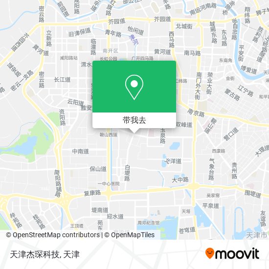 天津杰琛科技地图