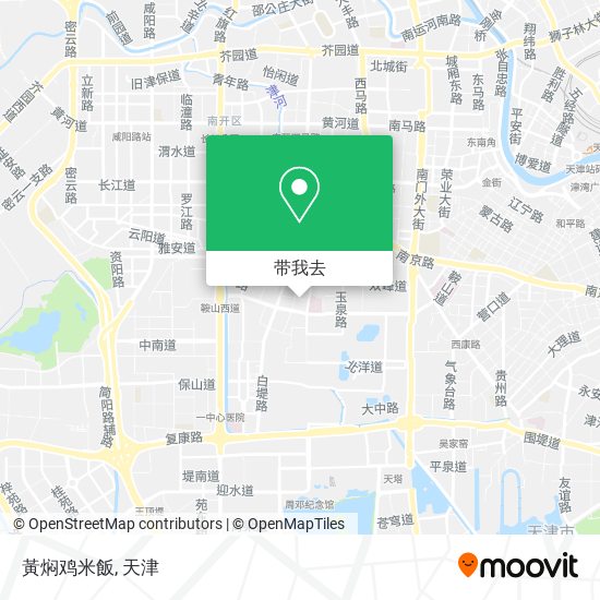 黃焖鸡米飯地图