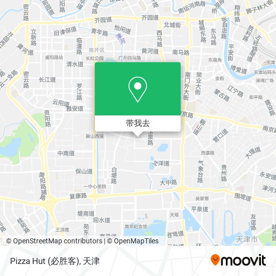 Pizza Hut (必胜客)地图
