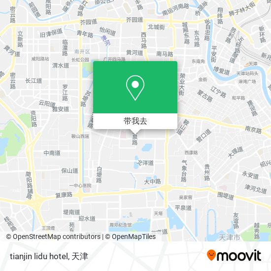 tianjin lidu hotel地图