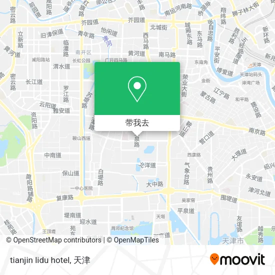 tianjin lidu hotel地图