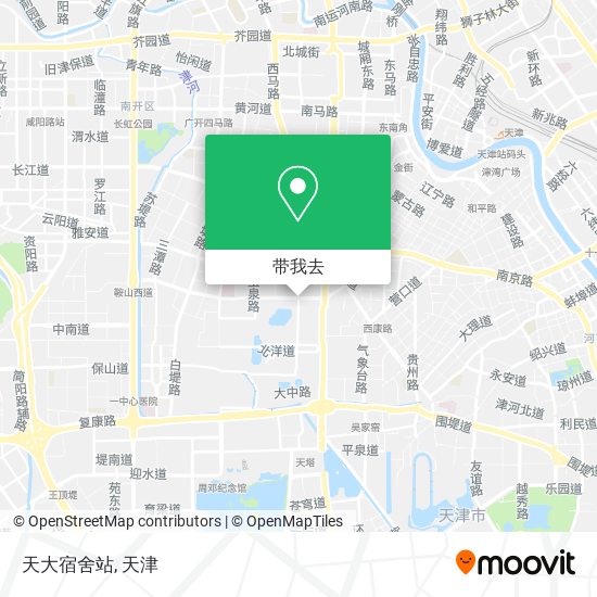 天大宿舍站地图