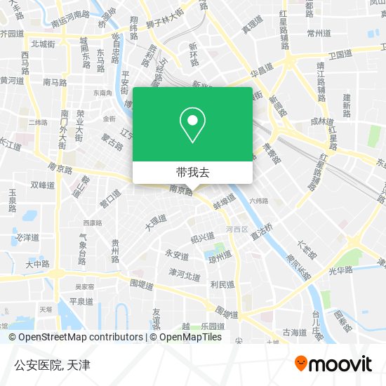 公安医院地图