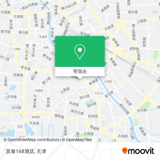 莫泰168酒店地图