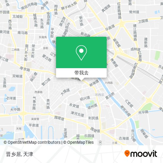 晋乡居地图
