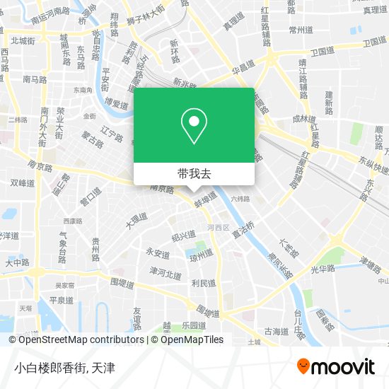 小白楼郎香街地图