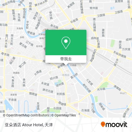 亚朵酒店 Atour Hotel地图