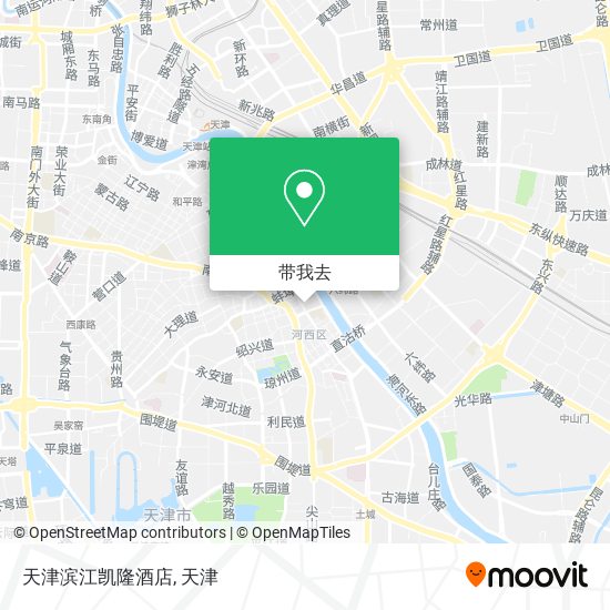 天津滨江凯隆酒店地图